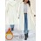 [Plus Size | Plush Hooded] Plus Size Women's Plush Hooded Winter Coat | Long Jacket with Hood, Thick Outerwear, Machine Washable & Wrinkle-Resistant White/Beige, Elegant Collar for Cold Weather (Autumn/Winter) - Coat for Tall Women